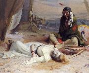 Eanger Irving Couse The Captive oil painting reproduction